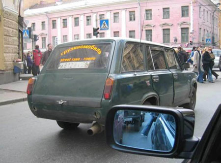 Гружиномобиль. Двойка с прямоточным глушителем.