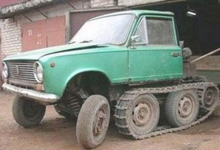 Переоборудование автомобиля в трактор