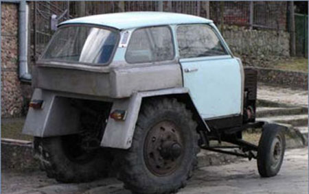 Тюнинг ГАЗ-21 или танк на колесах
